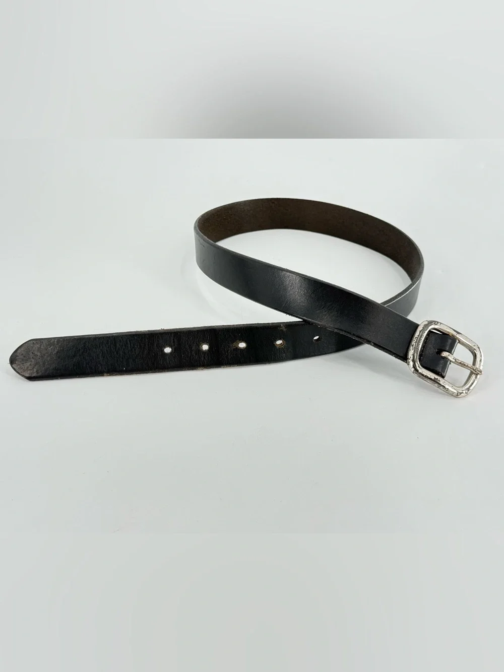 GAP Women’s XS Vintage Black Leather Belt Made in USA